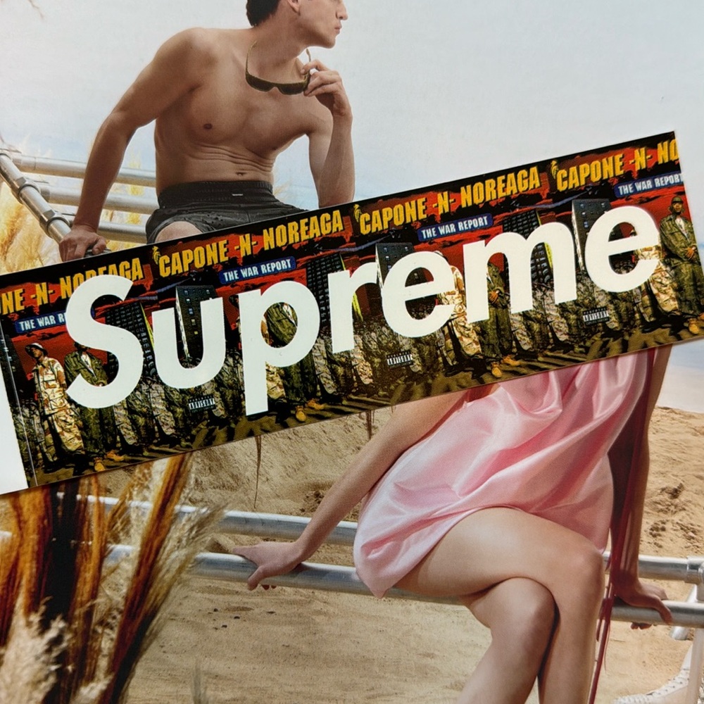 SUPREME LOGO RARE STICKER
